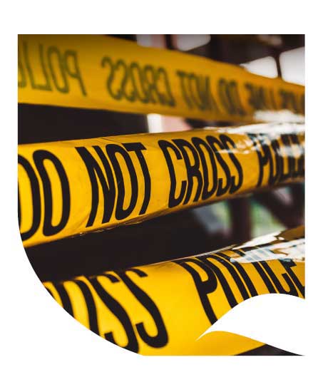 Police Do not cross tape
